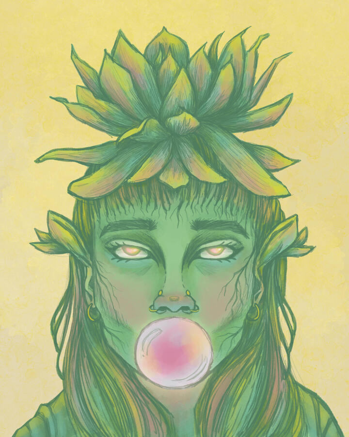 Garden Girls: Agave Bubblegum